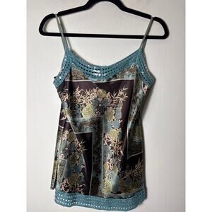 KLD Brown Floral Cami sz L